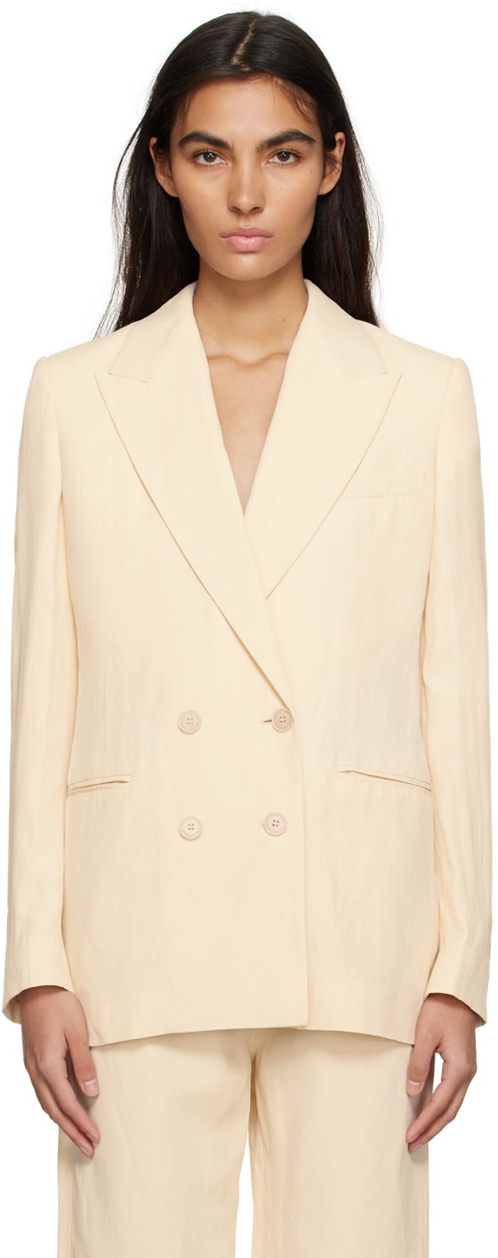 Куртка Stella McCartney Stella McCartney Double-Breasted Blazer бежевий | 6500313STA49