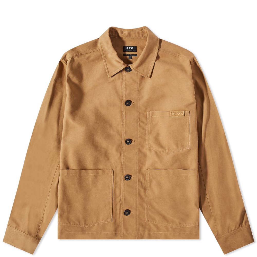 Куртка A.P.C. Chico Logo Chore Jacket бежевий | COGBJ-H02800-CAF, 0