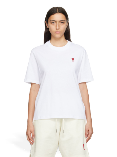 Футболка AMI T-Shirt білий | BFUTS005.726
