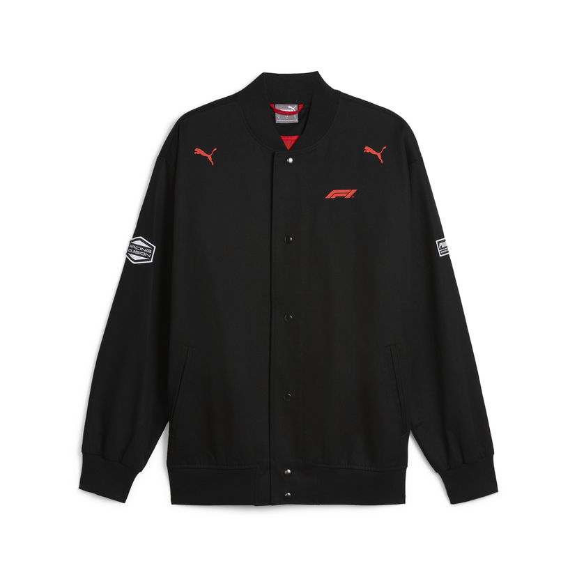 Куртка бомбер Puma F1 Statement Bomber Jacket чорний | 627125_01