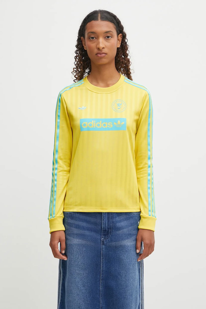 Джерсі adidas Originals Originals Football Club Long-Sleeve Jersey Жовтий | JW2561