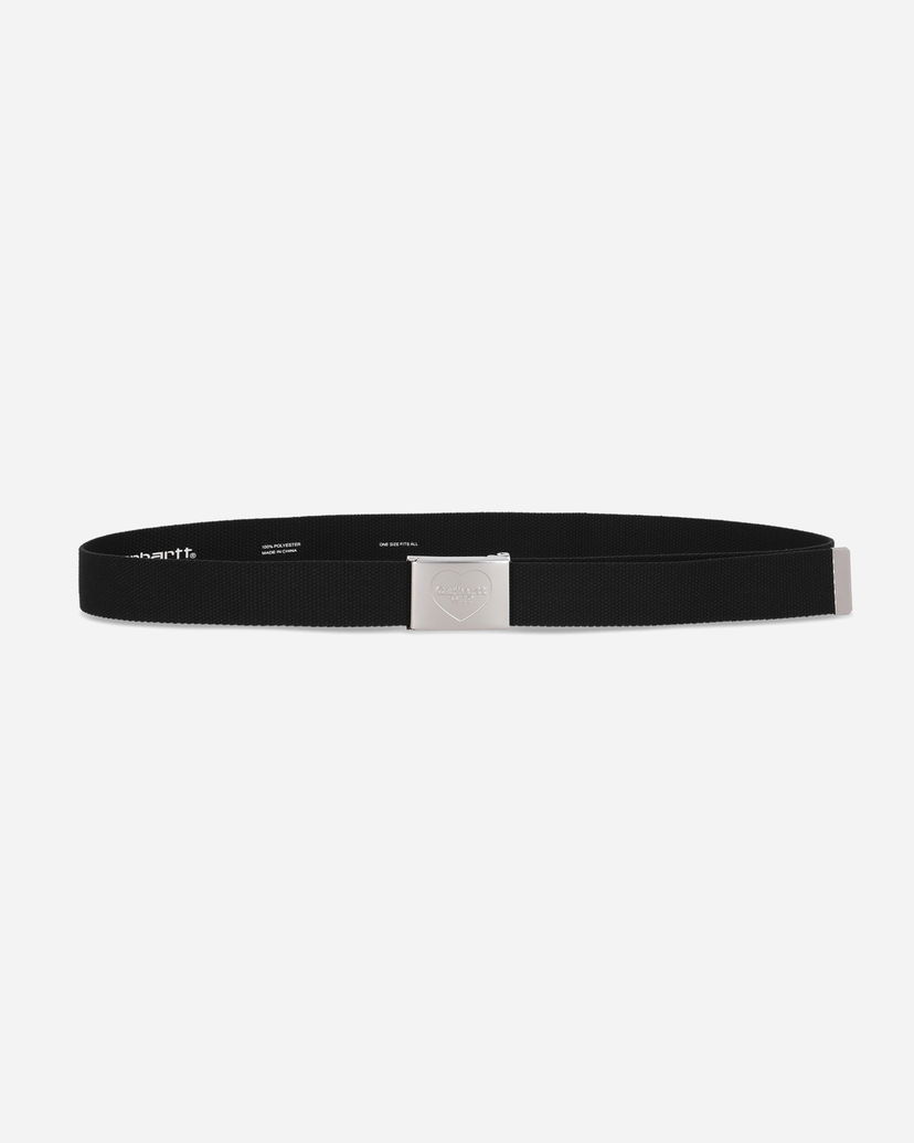Ремені Carhartt WIP Heart Clip Webbing Belt чорний | I034631 0M4XX