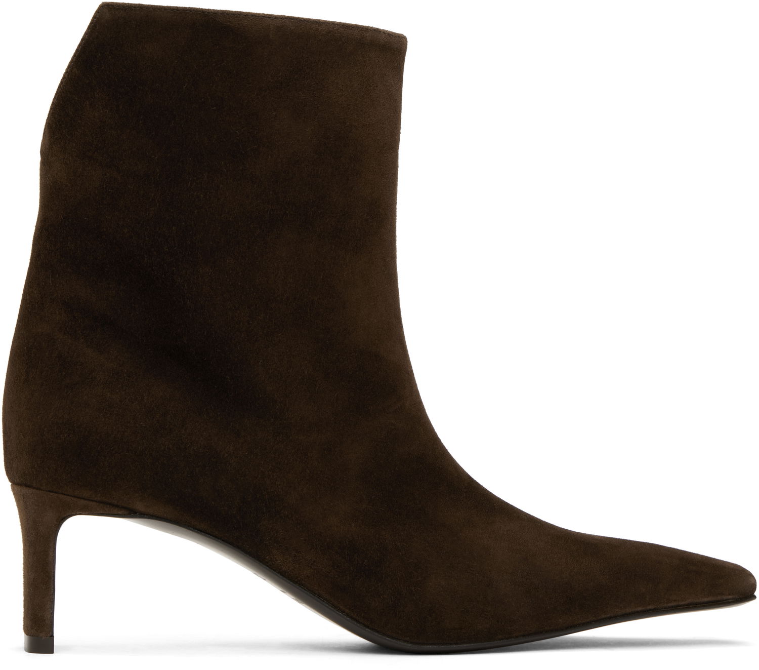 Одяг Khaite KHAITE Ona Suede Ankle Boots Коричневий | F1100-726, 0