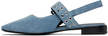 Одяг rag & bone rag & bone Astra Slingback Ballerina Flats Синій | WFF24SF002UB2, 2