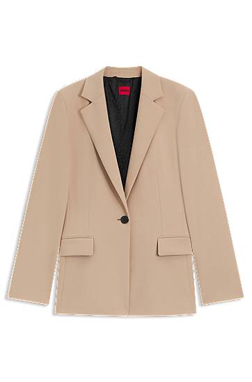 Куртка BOSS Regular-Fit Stretch Blazer бежевий | 50546778