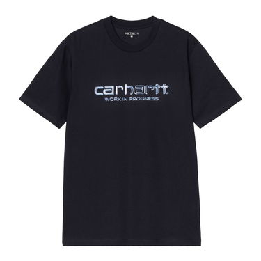 Футболка Carhartt WIP Short Sleeve Solar Chrome Script T-Shirt WIP темно-синій | I035205_9, 0