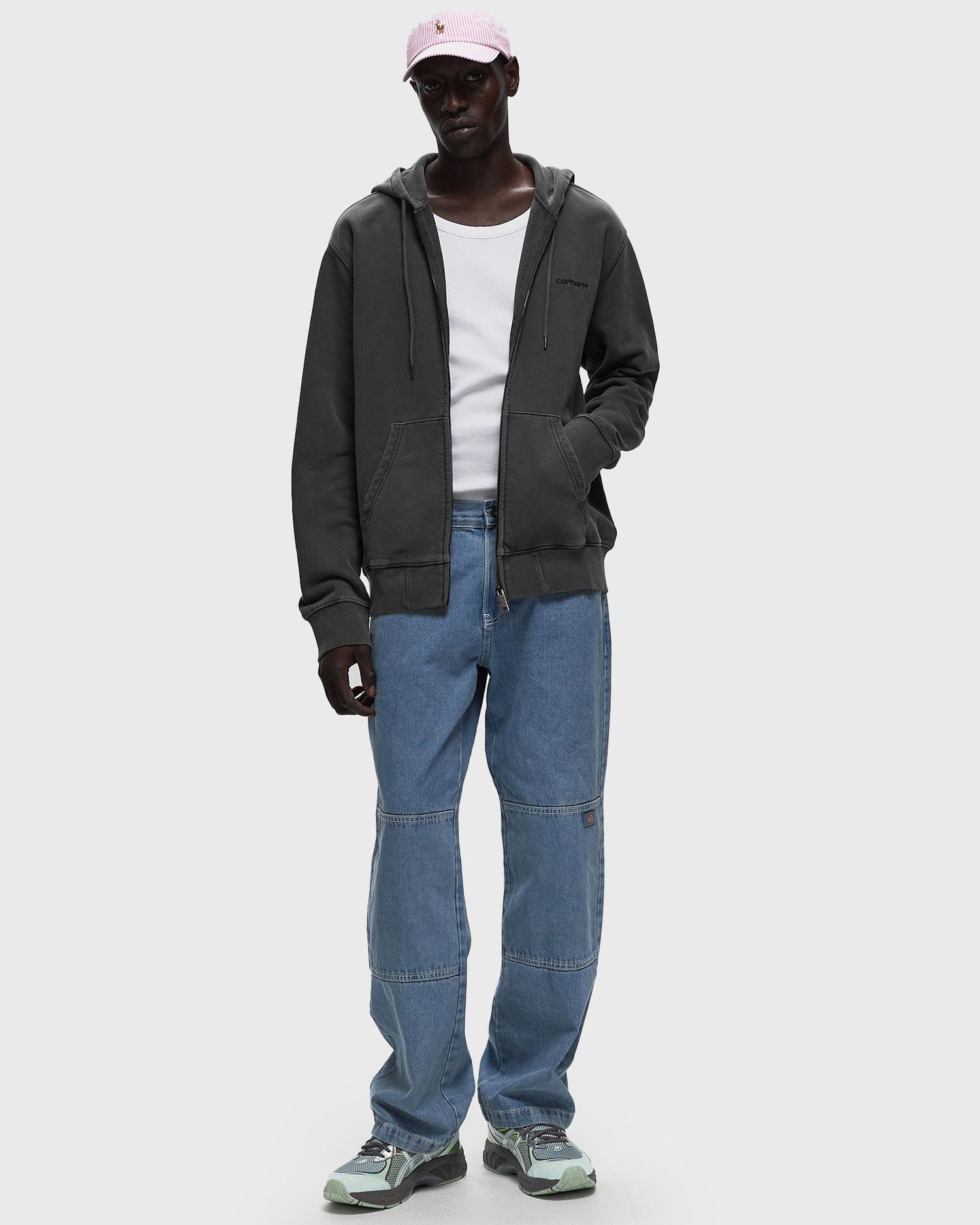 Світшоти Carhartt WIP Hooded Duster Script Jacket Сірий | I033619-89.GD, 1