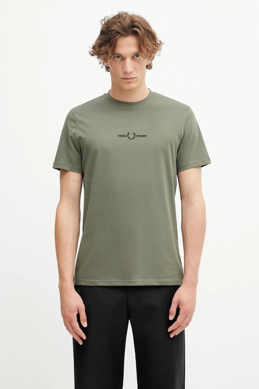 Футболка Fred Perry Fred Perry Men's T-Shirt Зелений | M4580