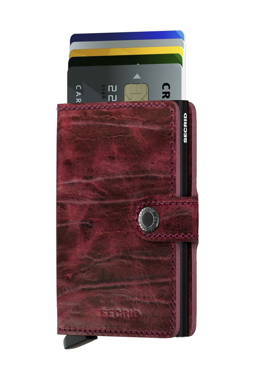 Гаманець Secrid Secrid MDM Leather Wallet Бордовий | MDM.Bordeaux