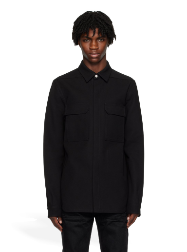 Куртка Rick Owens Outershirt Jacket чорний | RL02C7234 DRC