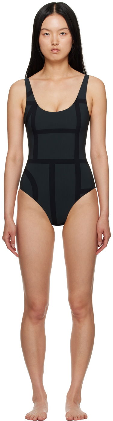 Купальники TOTEME One-Piece Monogram Swimsuit чорний | 213-842-795