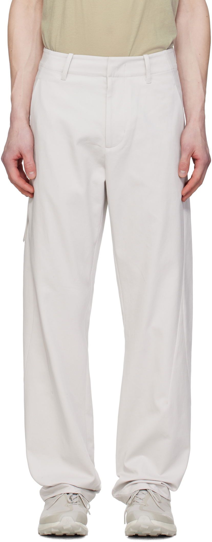 Штани карго Post Archive Faction (PAF) PAF 8.0 Right Trousers білий | 8.0 BTR-LG