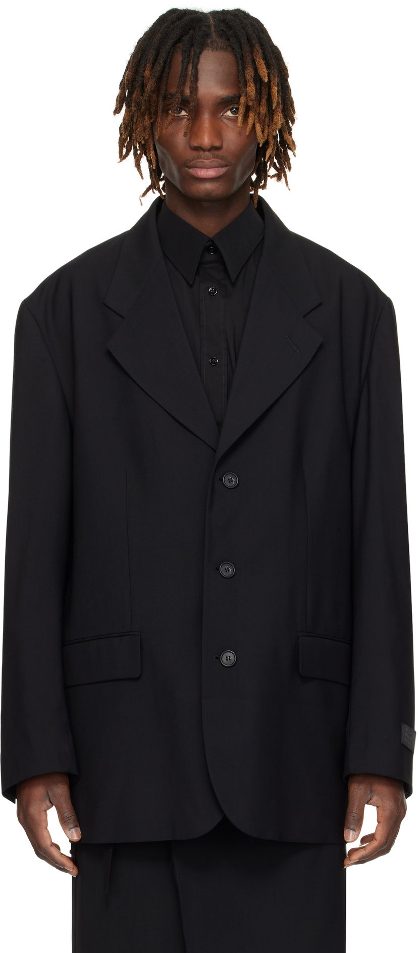 Пальто Maison Margiela MM6 Maison Margiela Virgin Wool Blazer чорний | SH0BN0011 M35080
