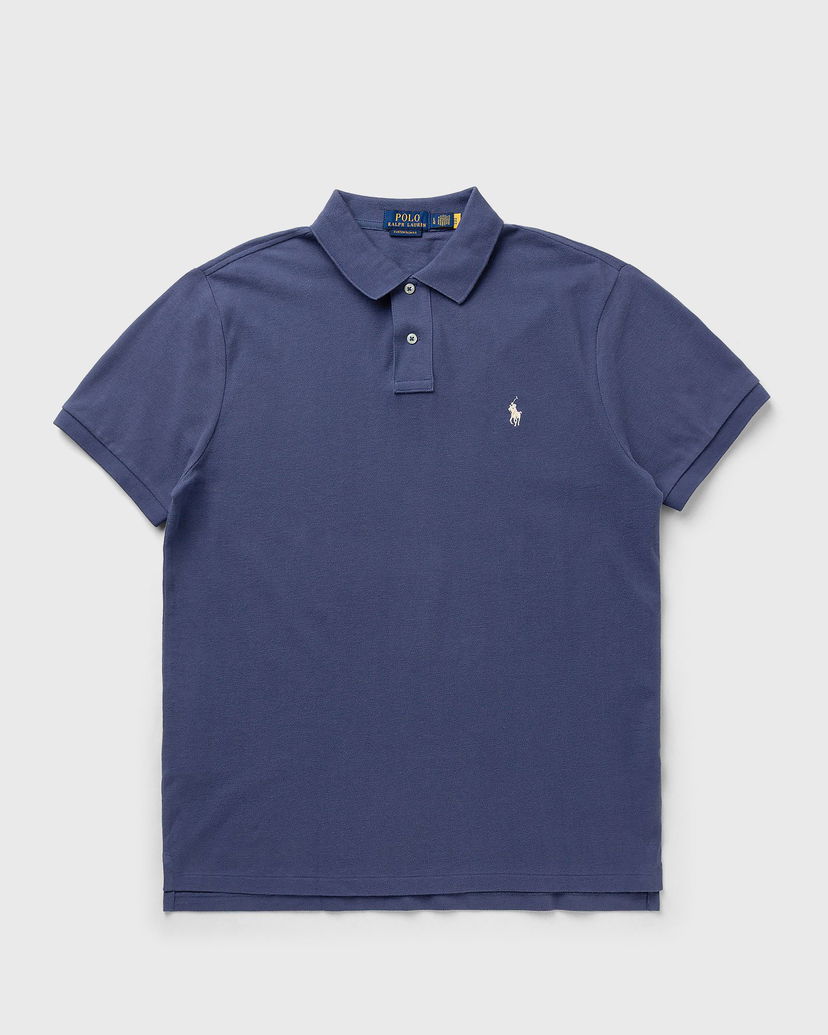 Сорочка поло Polo by Ralph Lauren Ralph Lauren Short Sleeve Custom Slim Fit Polo Shirt Синій | 710680784434