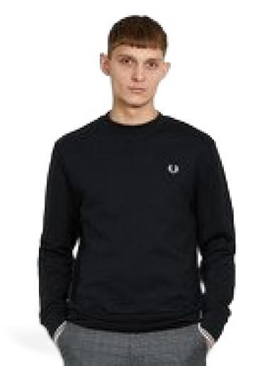 Світшоти Fred Perry Crew Neck Sweatshirt чорний | M7535-184