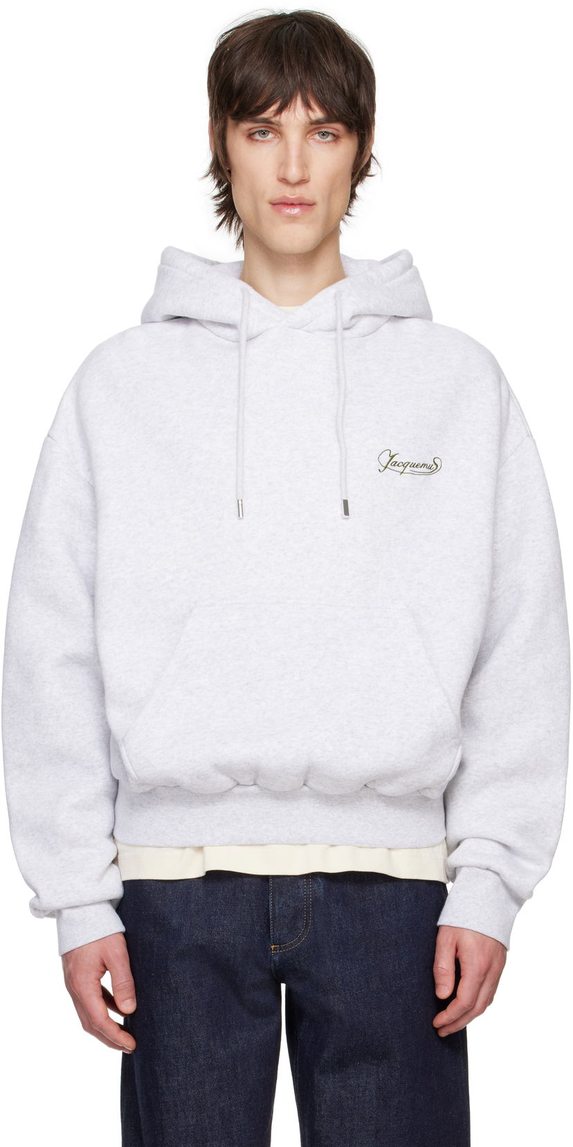 Світшоти Jacquemus Jacquemus 'The Corto' Hoodie Сірий | 25E255JS307-2465