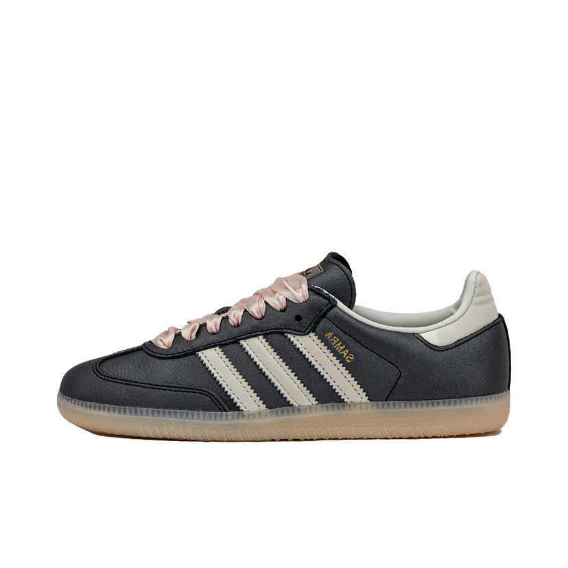 Кросівки та взуття adidas Originals Samba OG Black Pink Ribbon Laces W чорний | IH8047