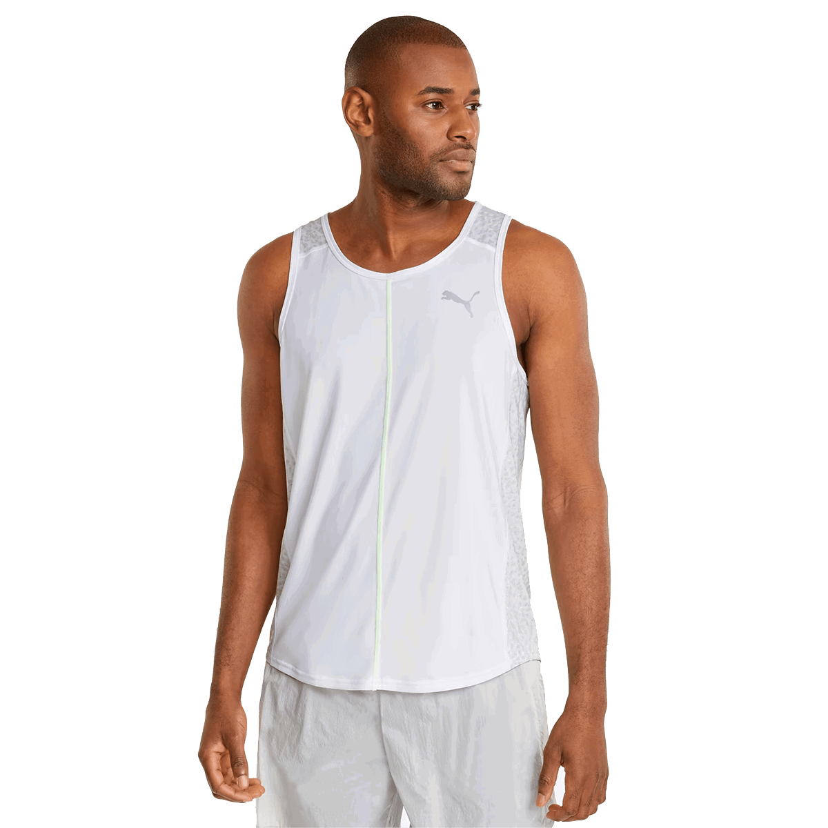 Безрукавка Puma RUN GRAPHIC SINGLET білий | 521672-02, 0