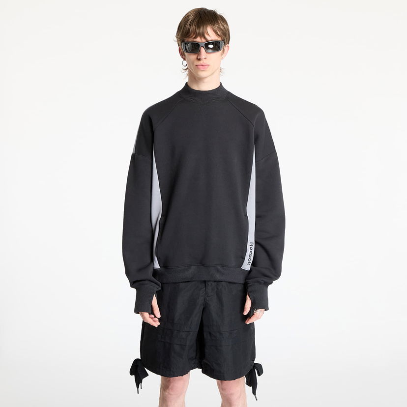 Cветр Reebok French Terry Crewneck Sweatshirt чорний | RMBA00BC99JER0011009