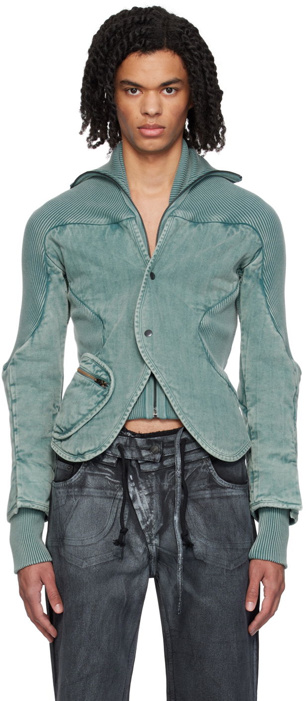 Куртка Ottolinger Ottolinger Silhouette Denim Jacket Зелений | 2100301