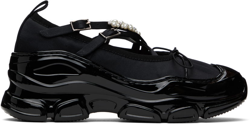 плаття Simone Rocha Simone Rocha Beaded Tracker Ballerinas чорний | HT19B 0755
