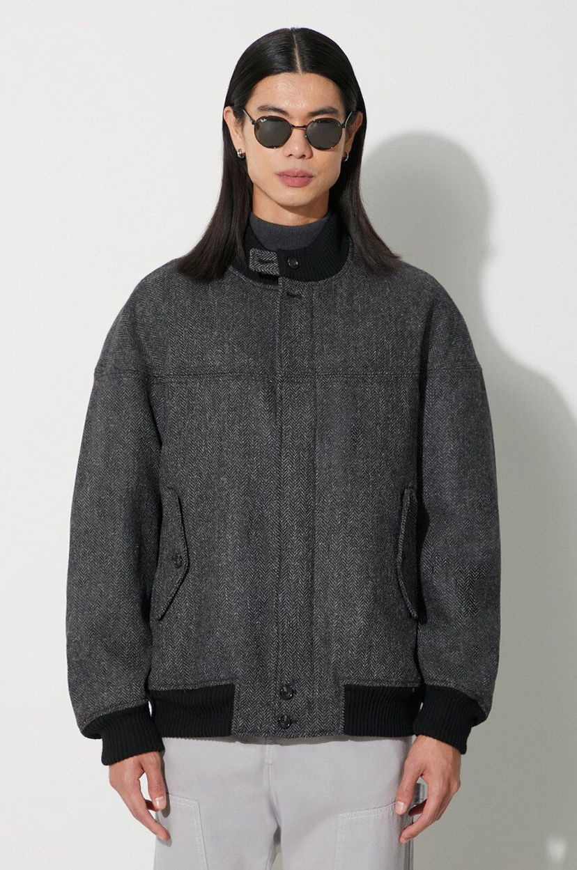 Куртка бомбер Baracuta Herringbone Derby Jacket Сірий | BRCPS1001