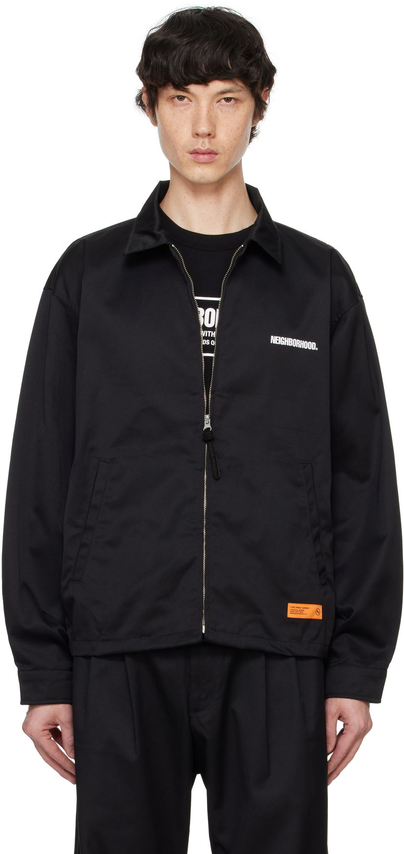 Куртка бомбер Neighborhood Work Zip Jacket чорний | 242TSNH-JKM03