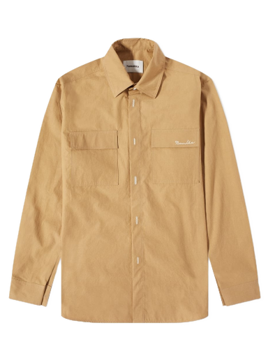 Сорочка Nanushka Jorn Overshirt бежевий | NM22PFSH01172