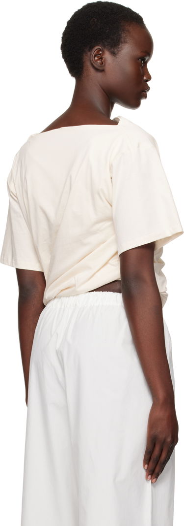 Футболка Baserange Baserange Turn Twist Front T-Shirt бежевий | TOTUS-RC-SP25, 2