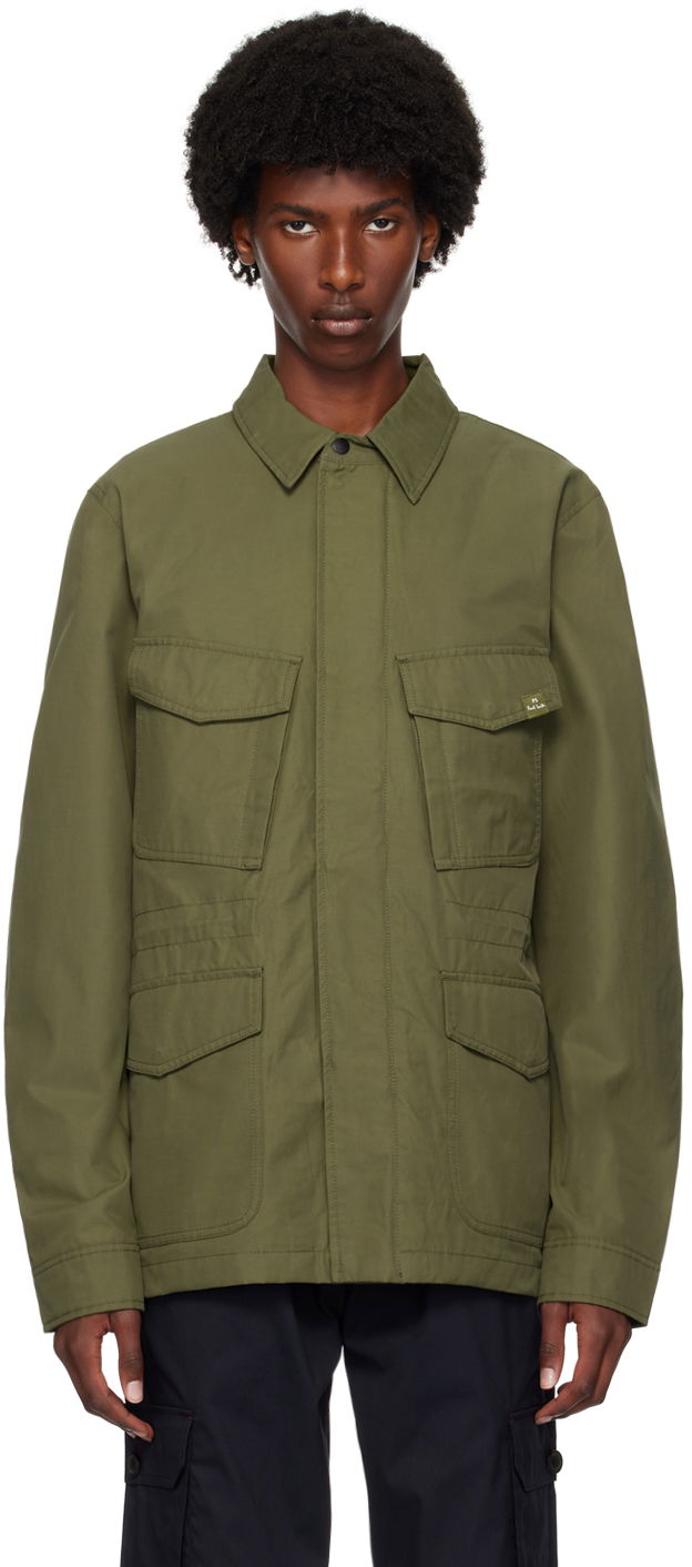 Парка Paul Smith PS Paul Smith Four-Pocket Jacket Зелений | M2R-017Z-N22090-36