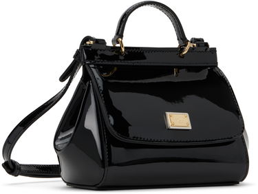 Сумочка Dolce & Gabbana Dolce & Gabbana Mini Sicily Patent Leather Bag чорний | EB0003A106780999, 4
