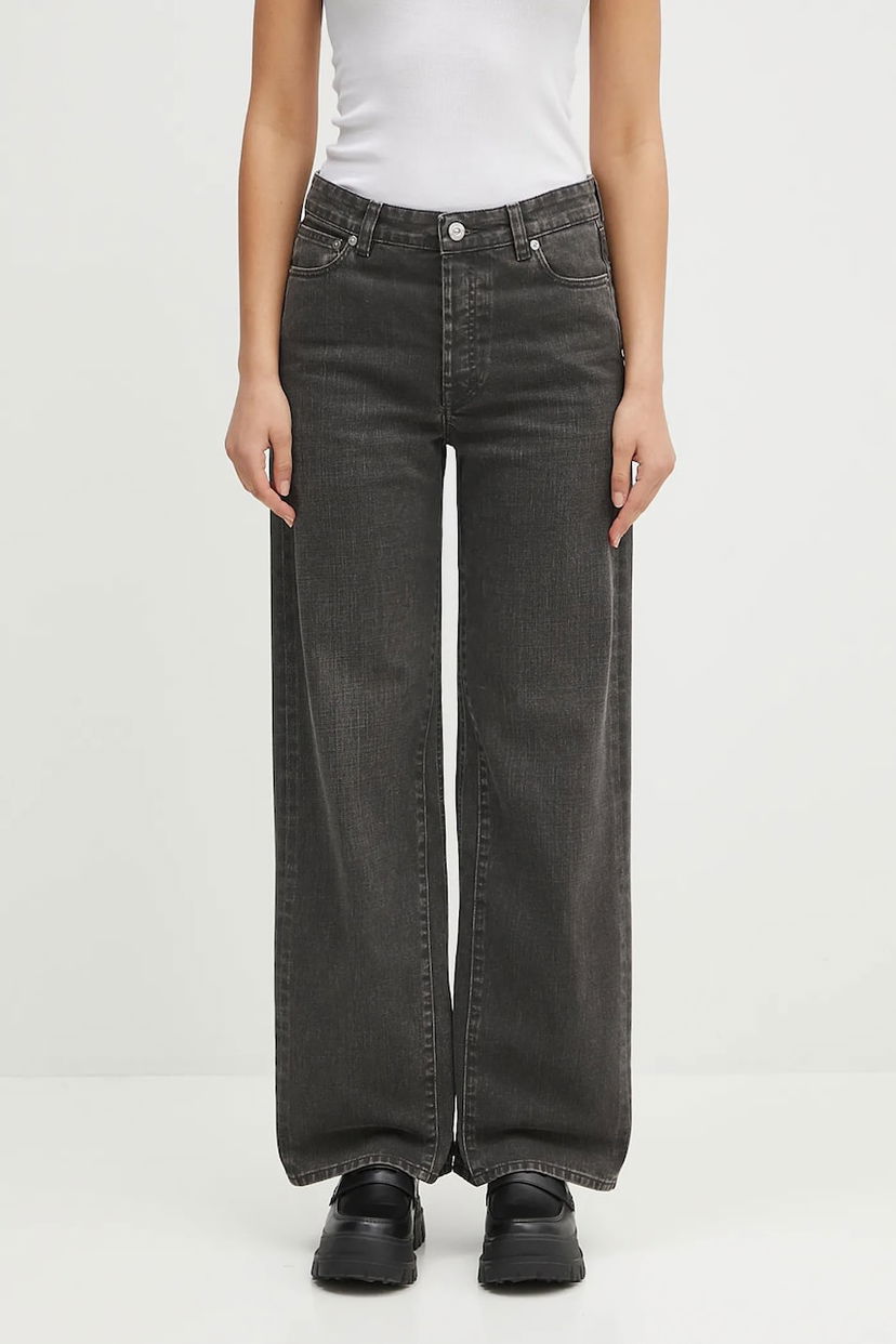 Джинси OUR LEGACY Our Legacy Treble Cut High Waist Jeans чорний | W2255TCC