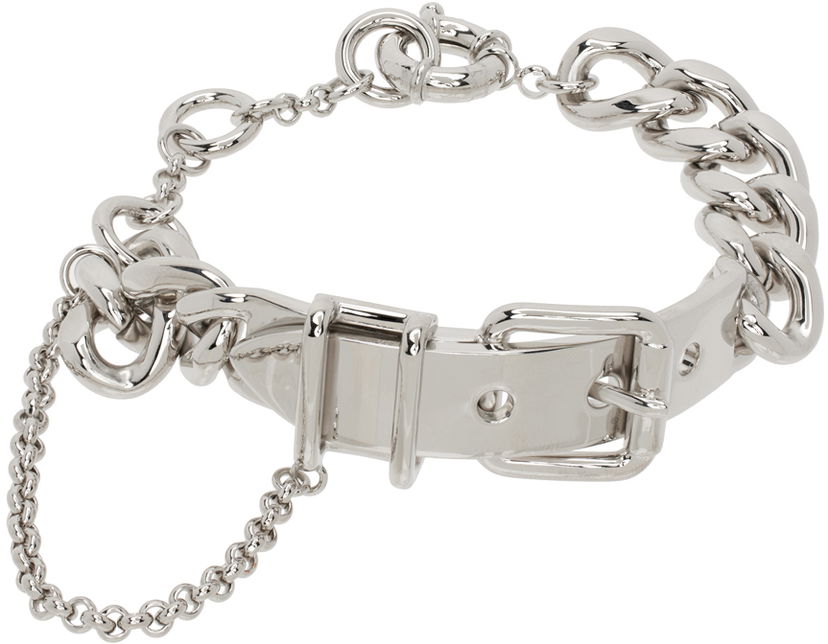 Браслет Acne Studios Buckle Chain Bracelet Сірий | C50414-