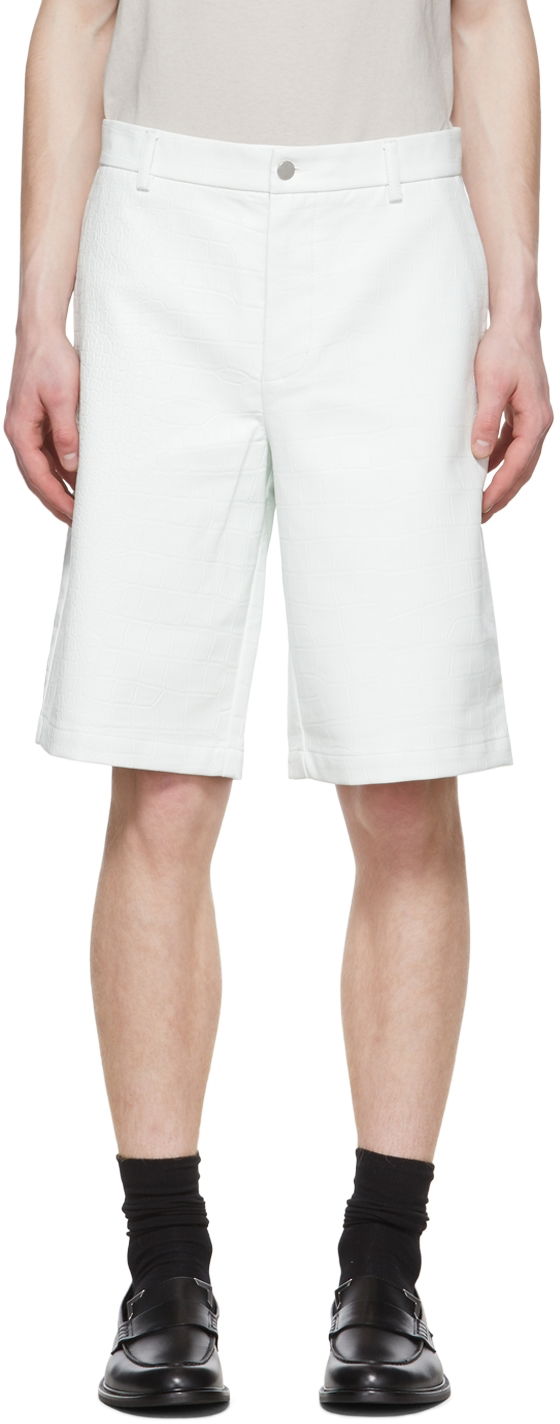 Шорти Han Kjøbenhavn Kjobenhavn Faux-Leather Shorts білий | M-131180