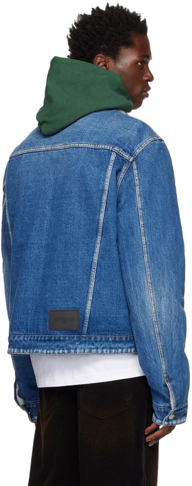 Куртка We11done We11done Regular-Fit Sherpa Denim Jacket Синій | WD-DJ3-22-362-U-BL, 2