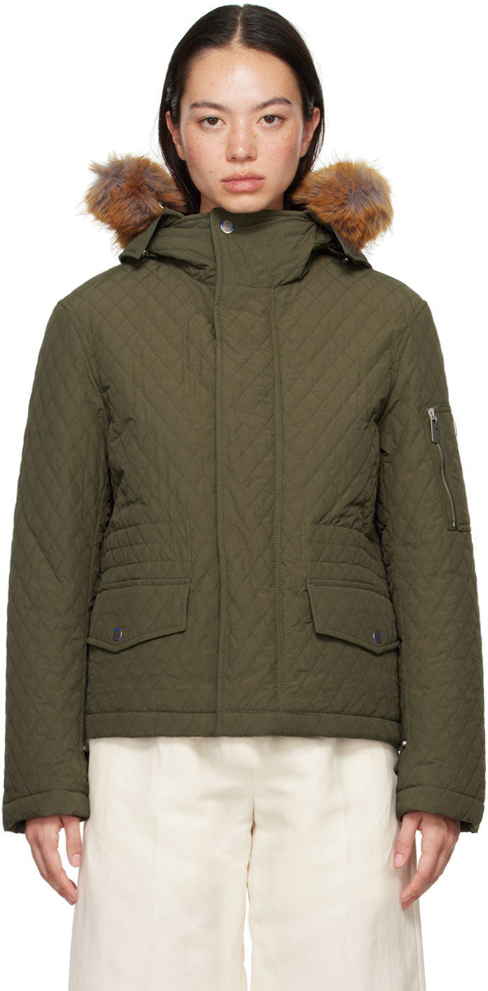 Куртка Burberry Quilted Jacket Зелений | 8091555