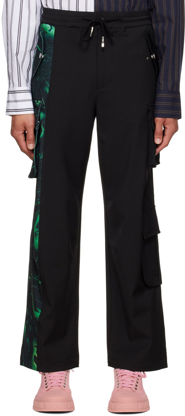 Штани карго Feng Chen Wang Feng Chen Wang Lacquerware Cargo Pants чорний | FMF14TR05