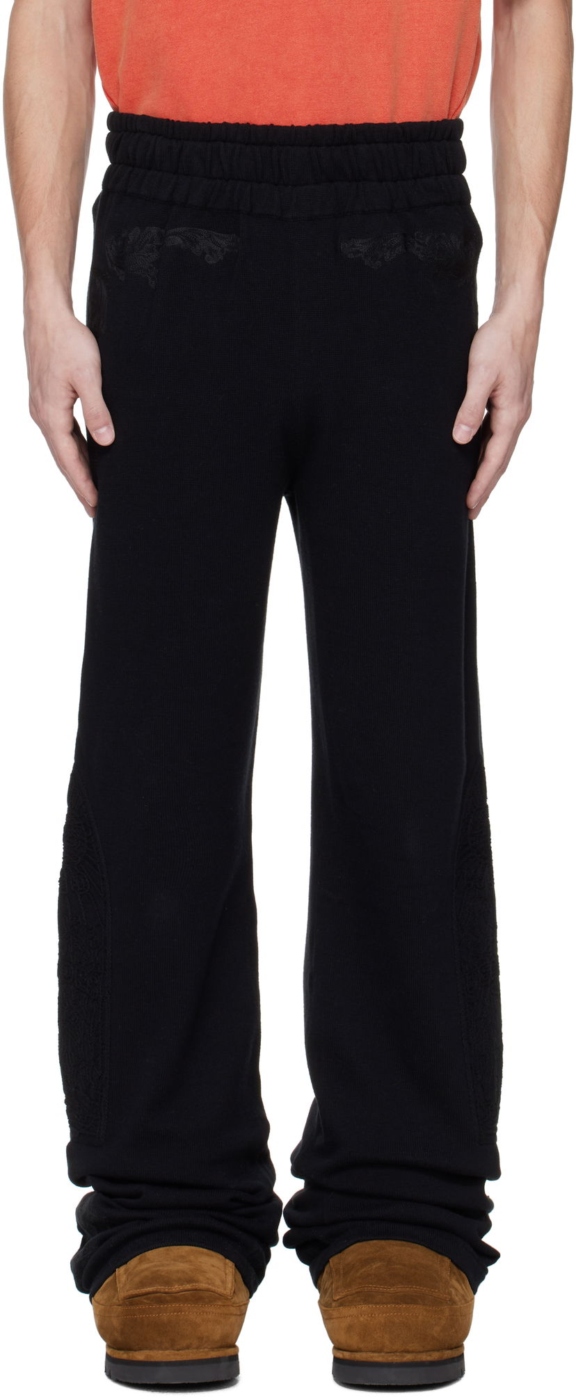 Спортивні штани Who Decides War Who Decides War Low Stained Glass Sweatpants чорний | 1120810002SS25