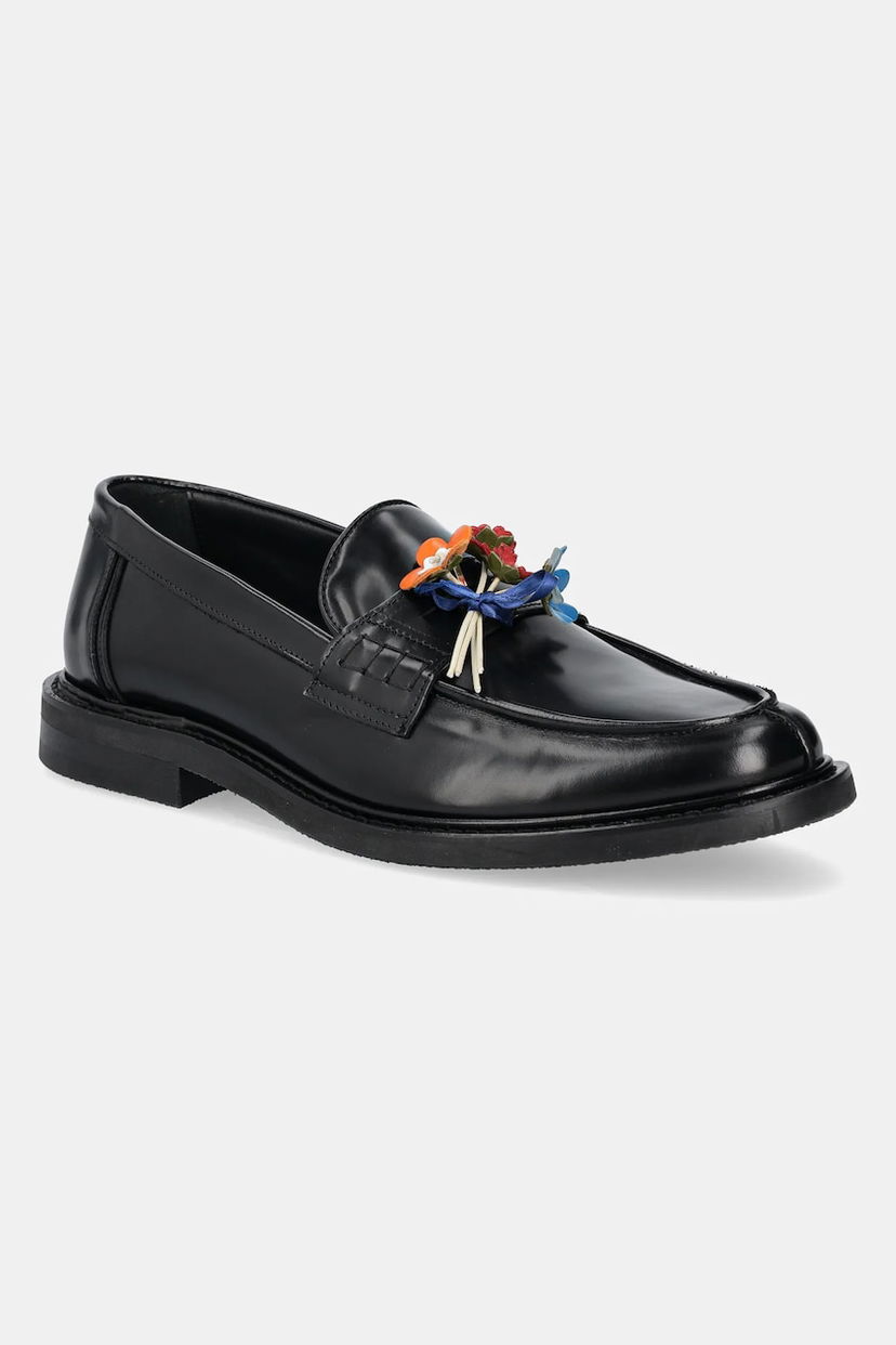 Кросівки та взуття Filling Pieces Filling Pieces Loafer Bouquet Leather Loafers чорний | 44278131861