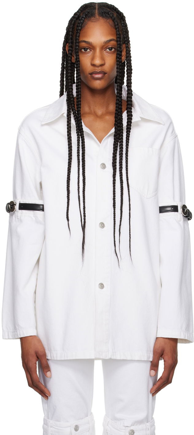Сорочка Coperni Coperni Denim Shirt білий | COPCH36251
