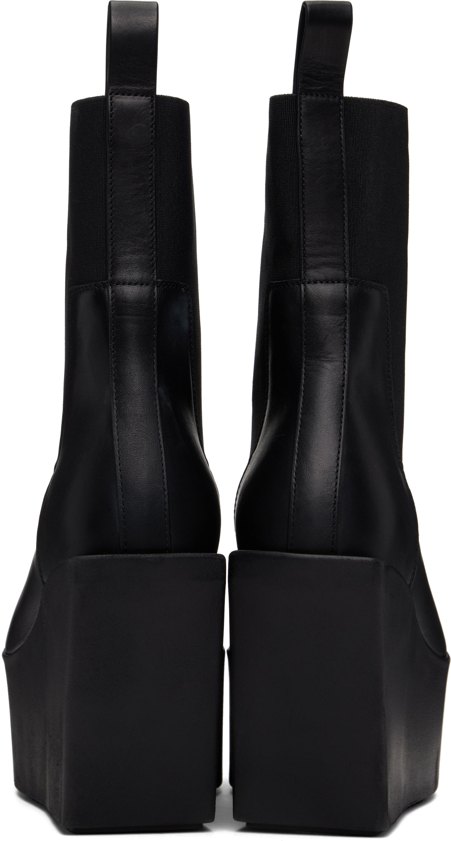 Одяг Rick Owens Rick Owens Hollywood Sliver Platform Beatle Boots чорний | RP01E7851 LOO, 1