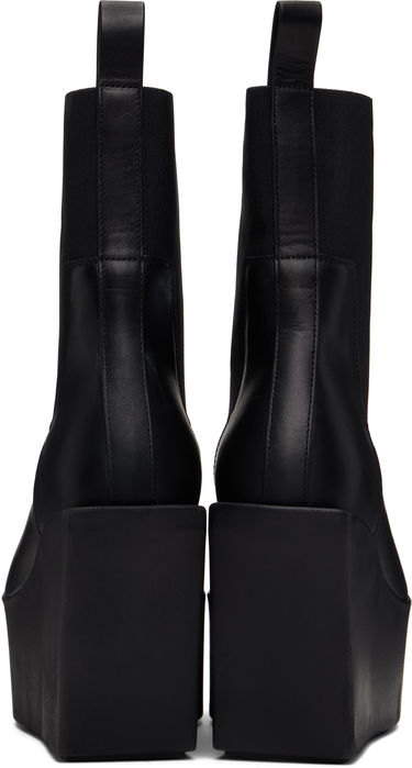 Одяг Rick Owens Rick Owens Hollywood Sliver Platform Beatle Boots чорний | RP01E7851 LOO, 1