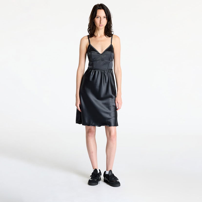 плаття adidas Originals Satin Dress Carbon чорний | JN3015