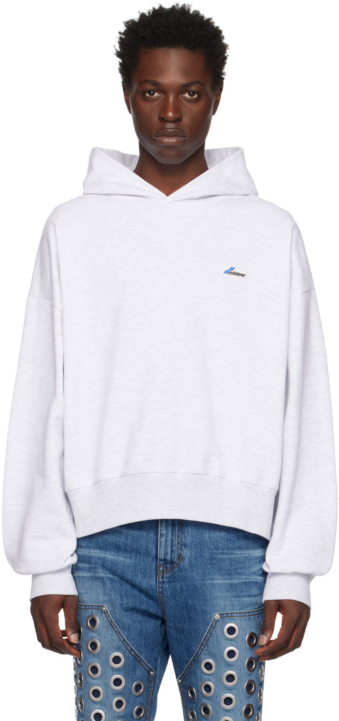 Світшоти We11done Embroidered Hoodie Сірий | WD-TH3-22-714-U-GY