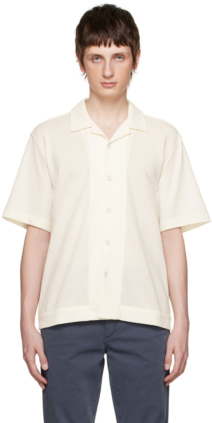 Сорочка rag & bone Rag & Bone Avery Knitted Shirt білий | MBC23PT003MS03