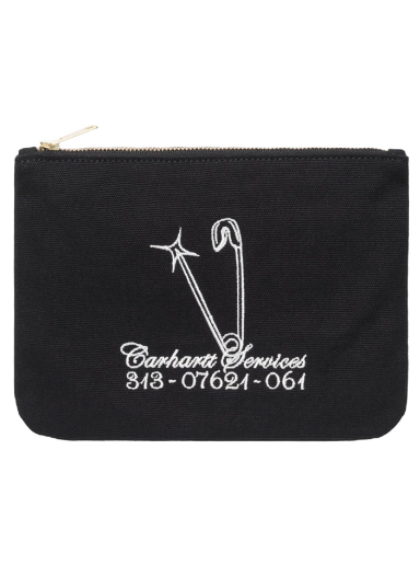 Гаманець Carhartt WIP Canvas Graphic Zip Wallet чорний | I033096_25V_XX