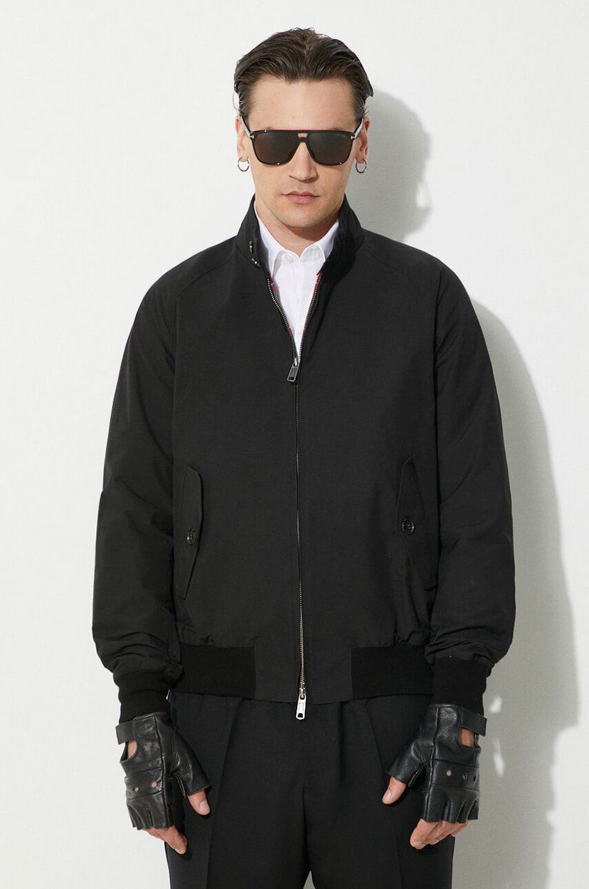 Куртка бомбер Baracuta G9 Cloth Bomber Jacket чорний | BRCPS0001