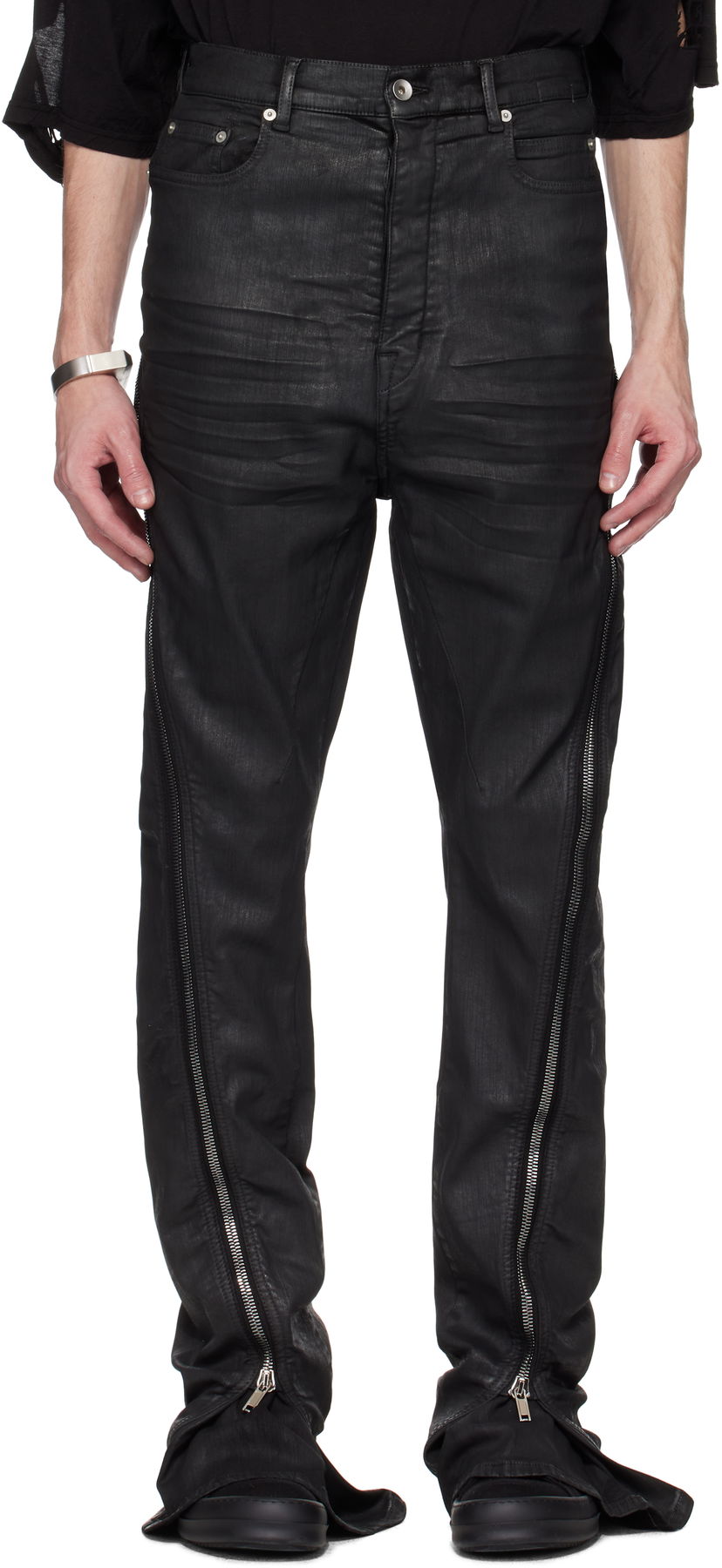 Джинси Rick Owens Rick Owens DRKSHDW Hollywood Bolan Banana Jeans чорний | DU01E3363 SBW