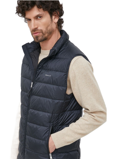 Жилет GANT Light Down Gilet темно-синій | 7006299