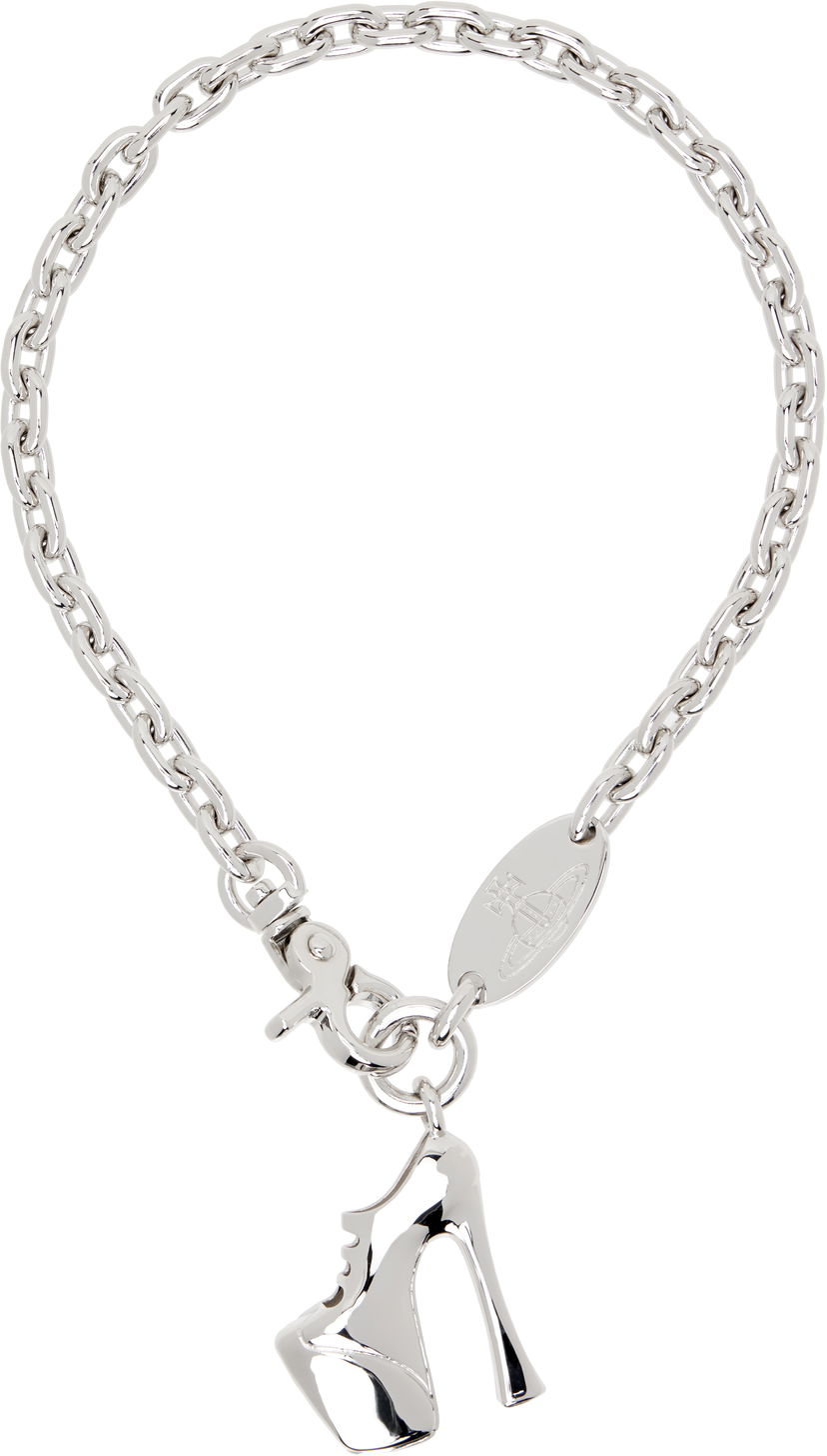 Кольє Vivienne Westwood Vivienne Westwood Alienor Chain Shoe Pendant Necklace Металік | 6301013O-02P019-